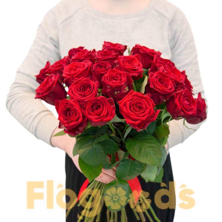 Букет красных роз за 2 500 руб.